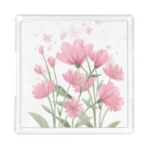 Magnifique Coussin Décoratif à Motif Floral Rose C
