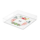 Pies rose chic avec Monogramme