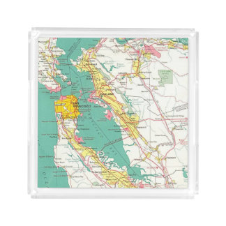 Plateau En Acrylique San Francisco