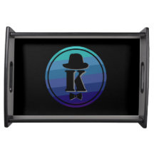 Gentleman casquette arc bleu ombre nom initial mon