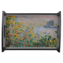 Lits de fleurs à Vetheuil par Claude Monet
