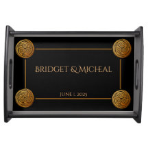 Mariage à swirl à noeud triple celtique