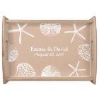 Neutre Beige Beach Thème Coquillages Mariage