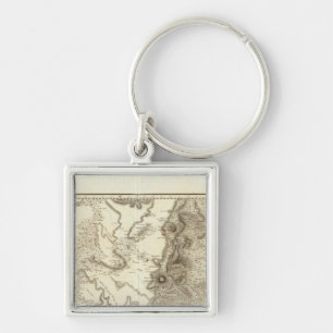 Plateau of Mexico City Keychain