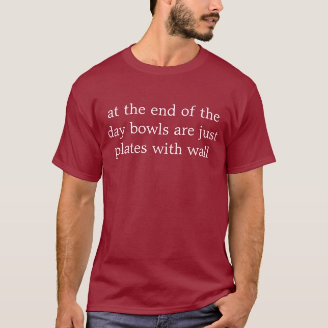 plates with walls T-Shirt (Front)
