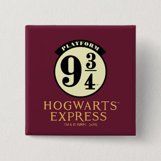 Platform 9 3/4 HOGWARTS™ EXPRESS Icon 2 Inch Square Button