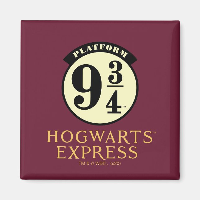 Platform 9 3/4 HOGWARTS™ EXPRESS Icon Magnet (Front)