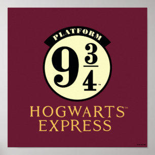 Platform 9 3/4 HOGWARTS™ EXPRESS Icon Poster