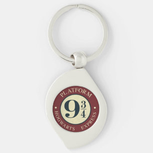 Platform 9¾ Sign Keychain