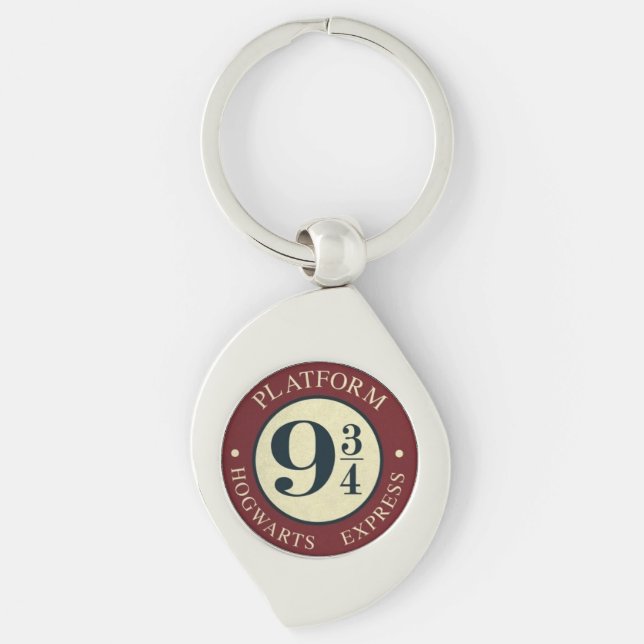 Platform 9¾ Sign Keychain (Front)