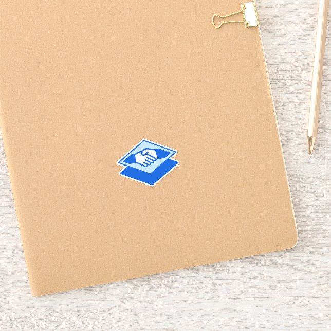 Platform Integration Trust Sticker - Blue Theme (Notebook)