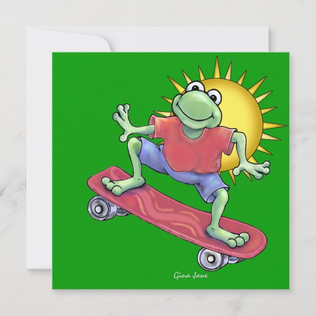 Platinage Froggy Invitation par SRF (Devant)