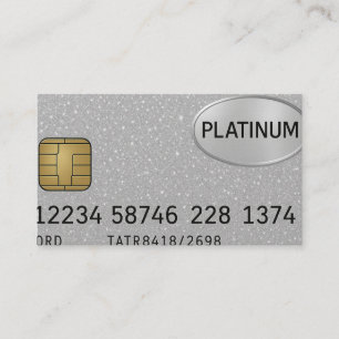Platinum Business Card Silver