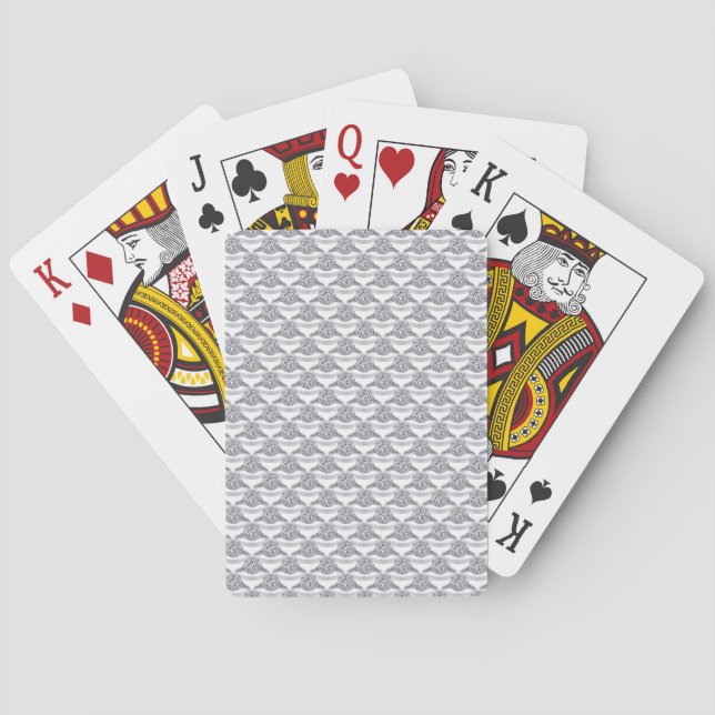 Platinum Diamond Ring Playing Cards (Back)