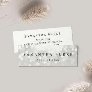 Platinum Glow Mini Business Card