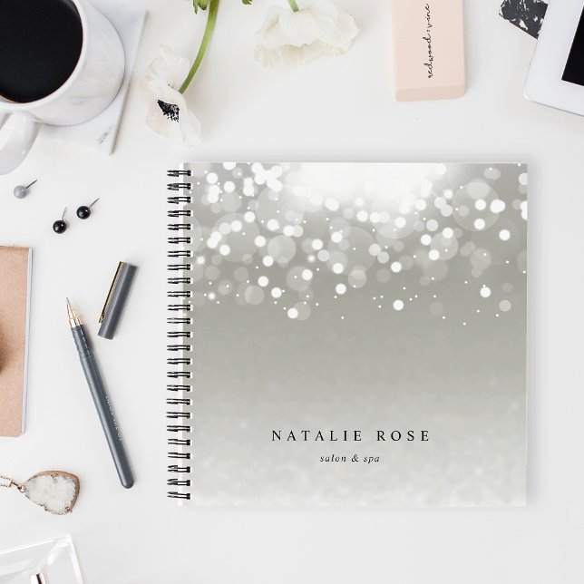 Platinum Glow Personalized Notebook (Creator Uploaded)