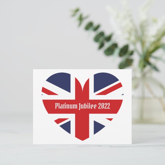 Platinum Jubilee 2022 Postcard (Standing Front)