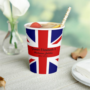 Platinum Jubilee. Paper Cups