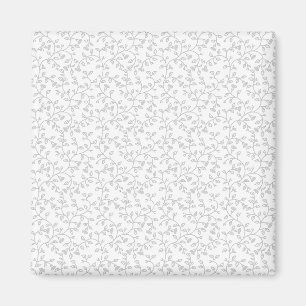 Platinum, Snow Drift, Star Dust decorative Design. Magnet