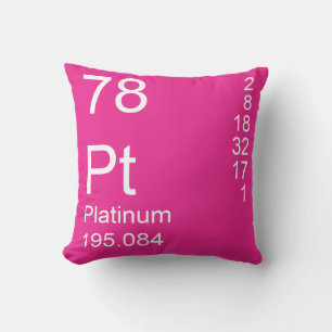 Platinum Throw Pillow