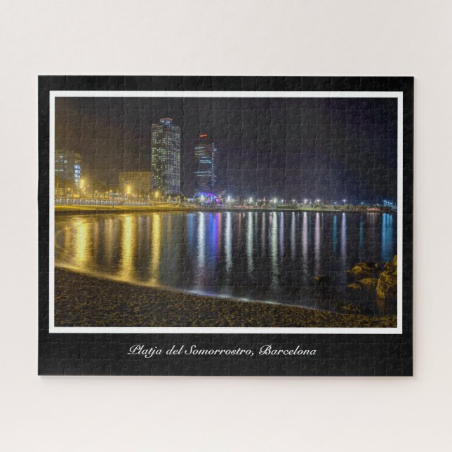 Platja del Somorrostro, Puzzle de Barcelone (Horizontal)