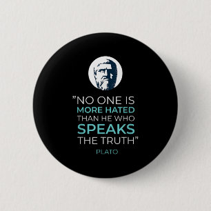Plato Ancient Greek Philosophy Quote 2 Inch Round Button