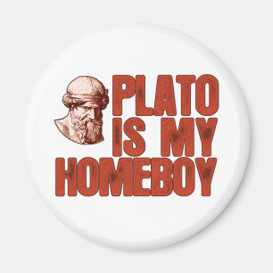 Plato Is My Homeboy Magnet