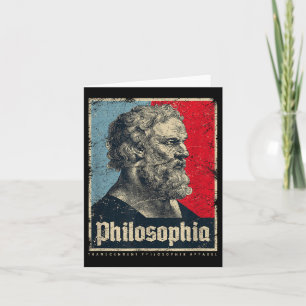 Plato Philosophia Platos Ancient Greek Philosophy  Card