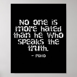 Plato Philosophy Quote  Poster
