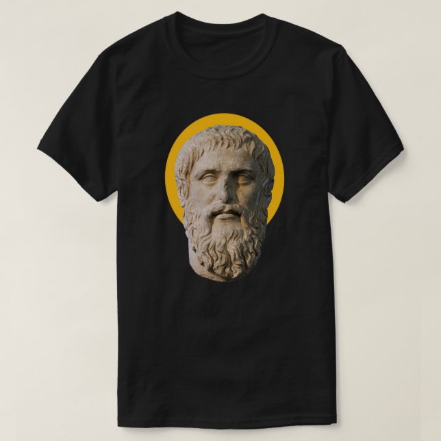 Plato Plain Portrait T-Shirt (Design Front)