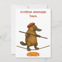 Plato platypus tightrope walker