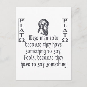 Plato Postcard
