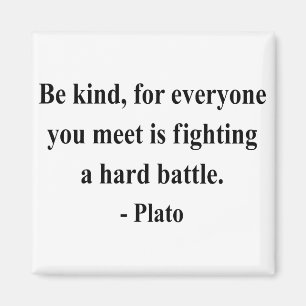 Plato Quote 1a Magnet