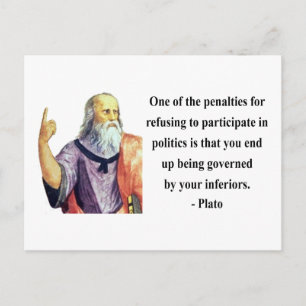 Plato Quote 2b Postcard