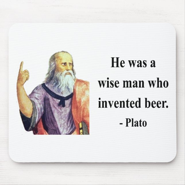 Plato Quote 3b Mouse Pad (Front)