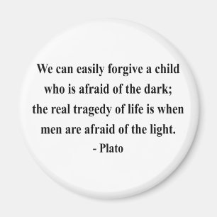 Plato Quote 5a Magnet