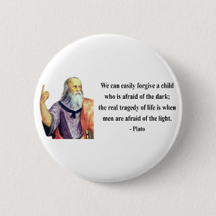 Plato Quote 5b 2 Inch Round Button