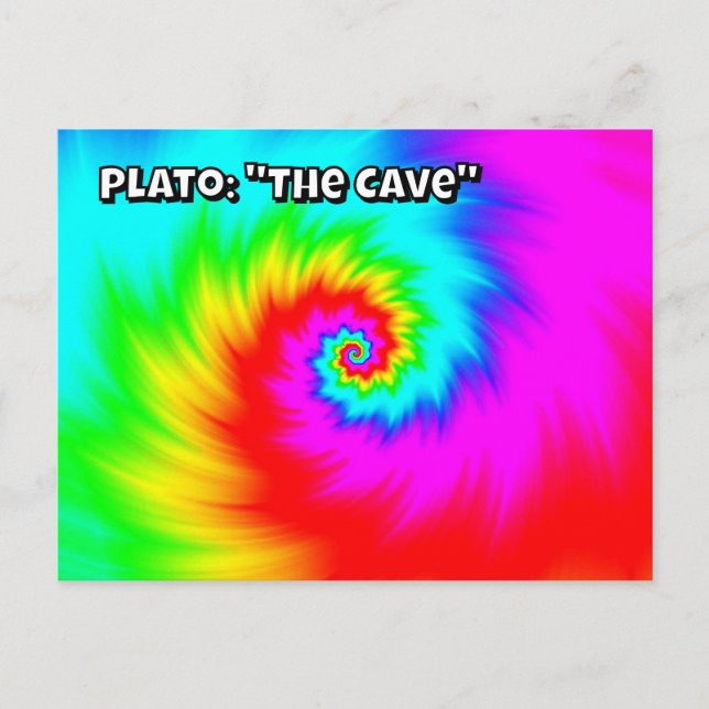 Plato: "The Cave" Postcard (Front)