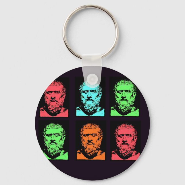 Platon Collage Keychain (Front)