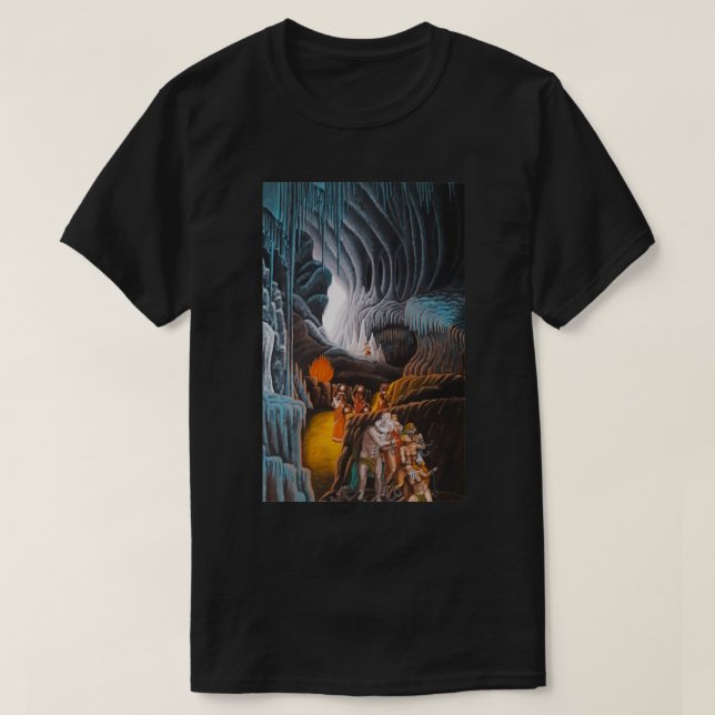Platos Cave Allegory T-Shirt (Design Front)