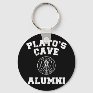 Plato's Cave Alumni Keychain