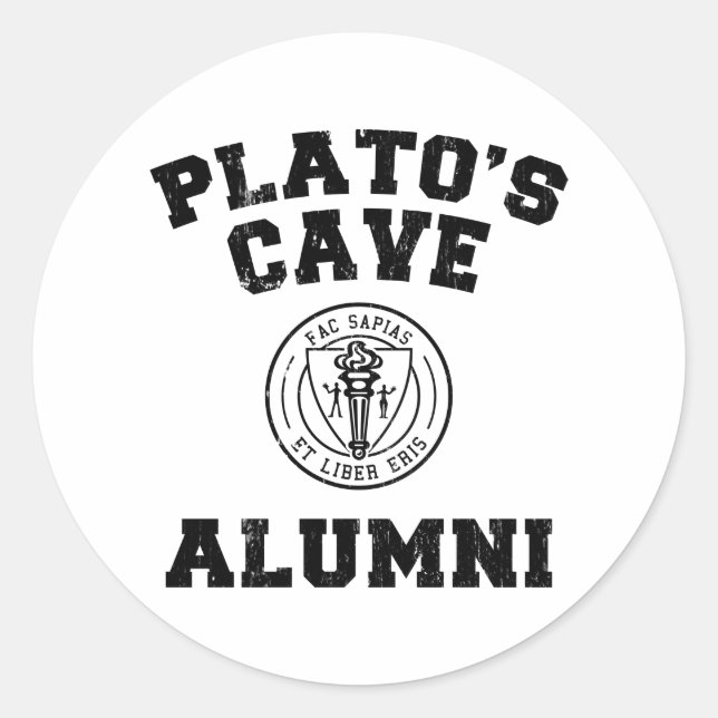 Plato's Cave Alumni Sticker (Front)