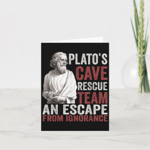 Platos Cave Rescue Team - Ancient Greek Philosophy Card