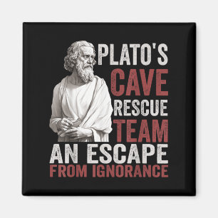Platos Cave Rescue Team - Ancient Greek Philosophy Magnet