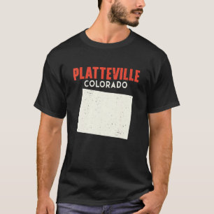 Platteville Colorado USA State America Travel Colo T-Shirt