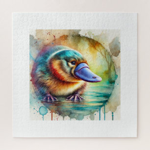 Platypus 100924AREF137 - Watercolor Jigsaw Puzzle