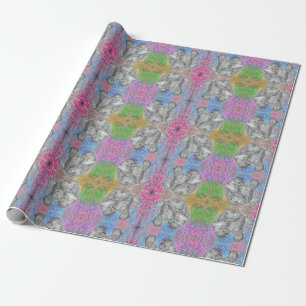 PLATYPUS CARTOON AUSTRALIA WRAPPING PAPER