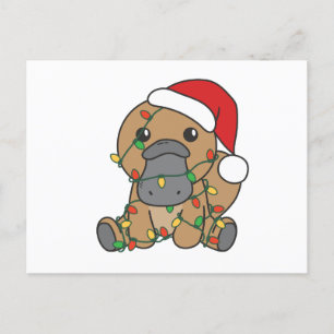 Platypus Christmas Winter Animals Holiday Platypus