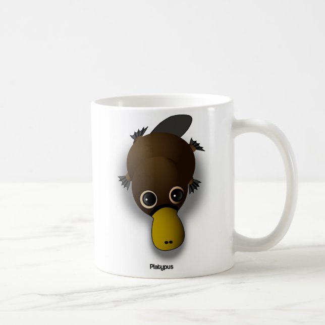 platypus coffee mug (Right)