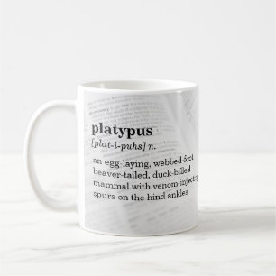 Platypus Defintion Mug